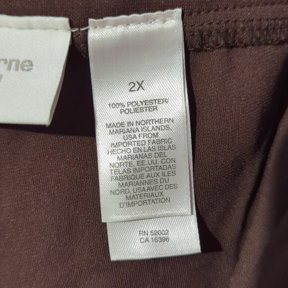 New Liz Claiborne Trousers – Size 2X – 100% Polyester 0160 - Picture 7 of 9